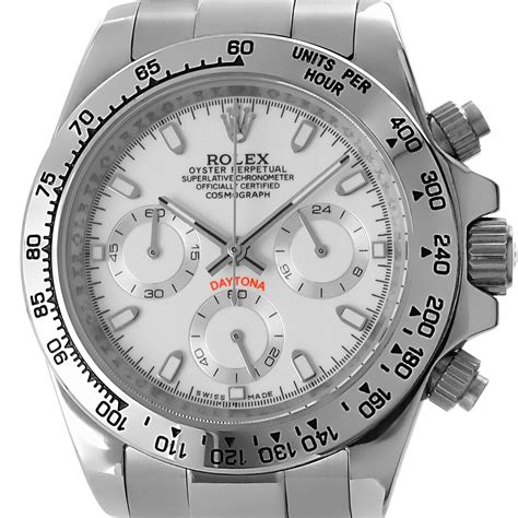 rolex daytona stahl 2017 neu weisses ziffernblatt fake|rolex daytona watches.